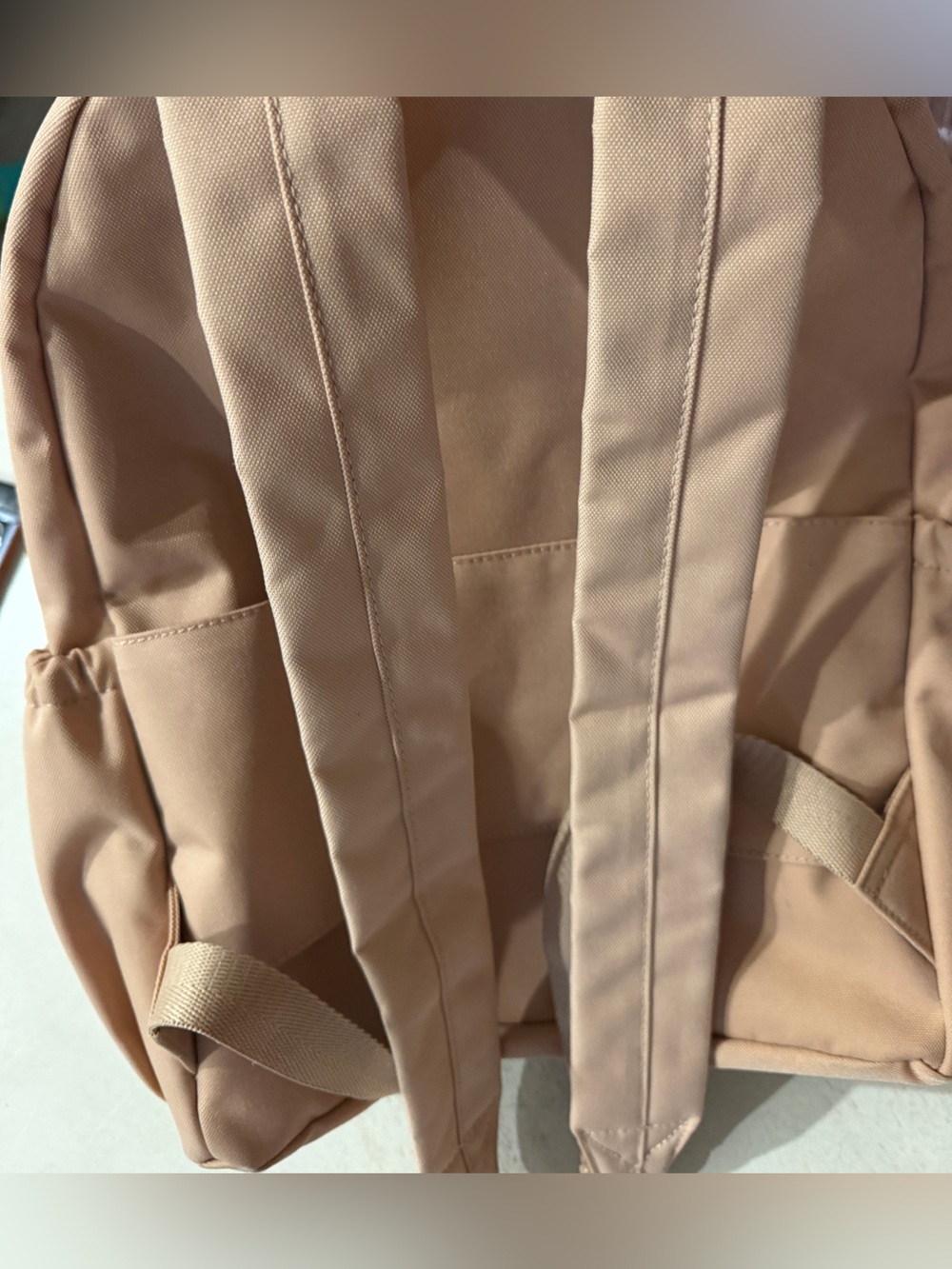 BEIS Beige Everyday Backpack.  Used a few times - Picture 6 of 13